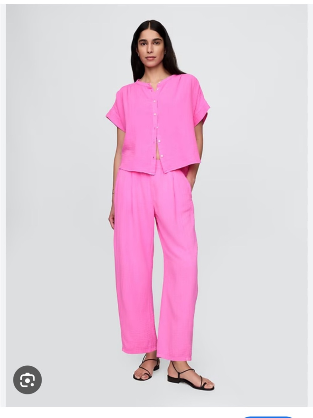 GAP Pink Matching Gauze Set